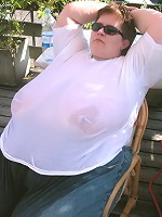 huge boobs in tight shirt